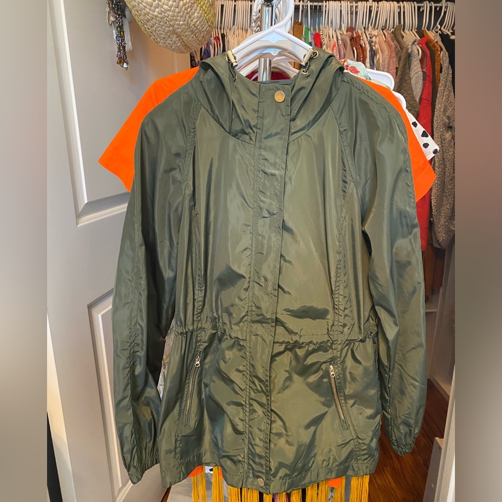 Green Rain Jacket